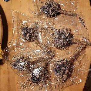 6 Dried Flower Wedding Boutonnieres